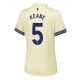Everton Michael Keane #5 Replike Gostujuci Dres za Ženska 2025-26 Kratak Rukav